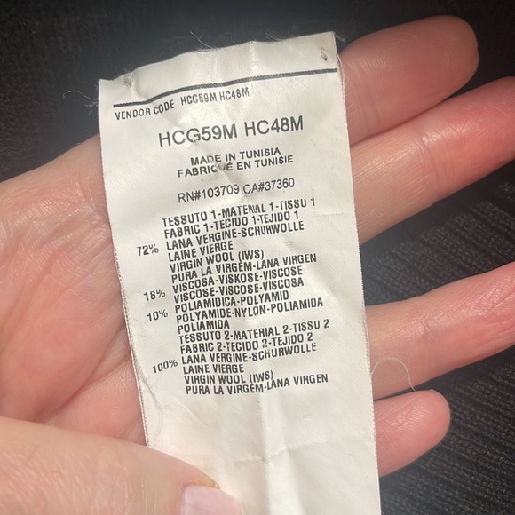 ARMANI COLLEZIONI wool blend cardigan sweater - Picture 8 of 9